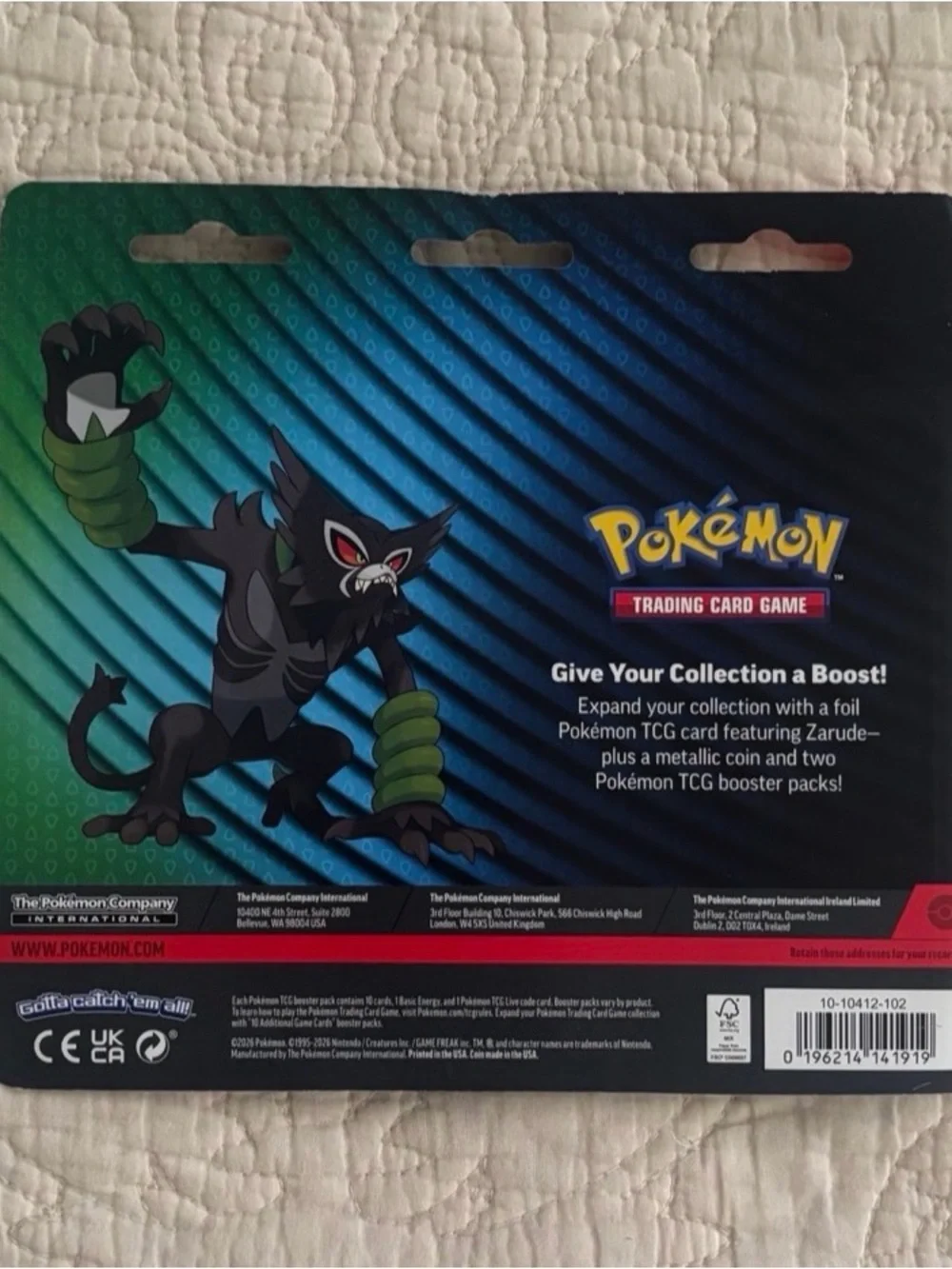 Pokémon Pitch Black & Chaos Rising 2-Pack Blister Zarude Promo Sealed